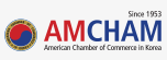 주한 미국 상공회의소 (AMCHAM) 로고