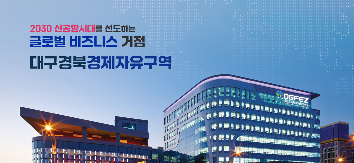 2030 신공항시대를 선도하는 글로벌 비즈니스 거점 대구경북경제자유구역