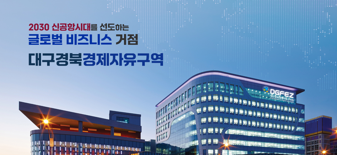2030 신공항시대를 선도하는 글로벌 비즈니스 거점 대구경북경제자유구역
